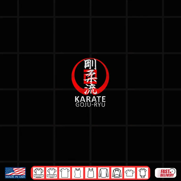 Design Goju Ryu Symbol Kanji Japan Karate Vintage MMA Shirt
