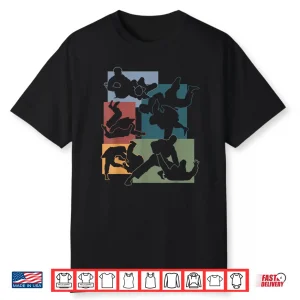 Japanese Enthusiast Jujutsu Brazilian Jiu Jitsu Mma Design Shirt