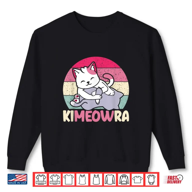 Sweatshirt Kimeowra Cat Brazilian Jiu Jitsu BJJ MMA Animal Humor Shirt