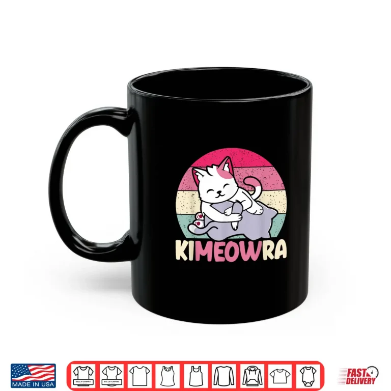 Mug Kimeowra Cat Brazilian Jiu Jitsu BJJ MMA Animal Humor Shirt