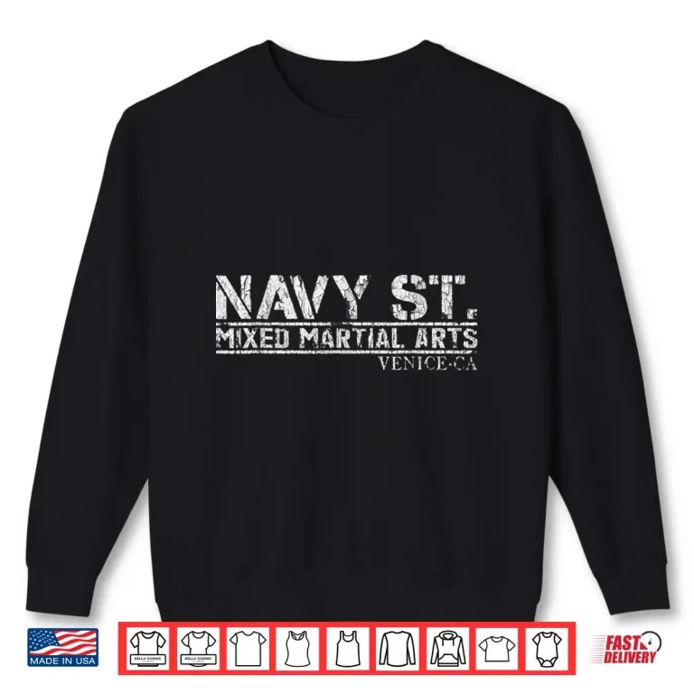 Sweatshirt Navy Street Kingdom MMA Mixed Martial Arts Professional Shirt