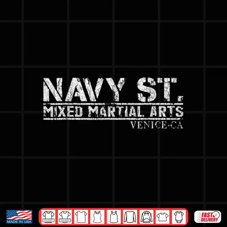 Design Navy Street Kingdom MMA Mixed Martial Arts Professional Shirt