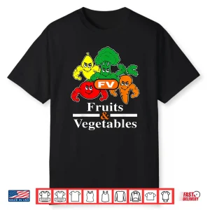 Twenty Seven Time Champ Bjj Fruits And Vegetables Graphic Shirt