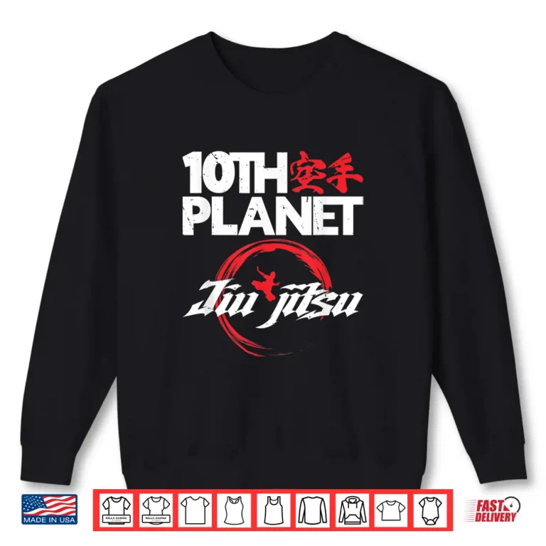 Sweatshirt Tenth Planets Jiu Jitsu Professional Athletic Graphic Shirt