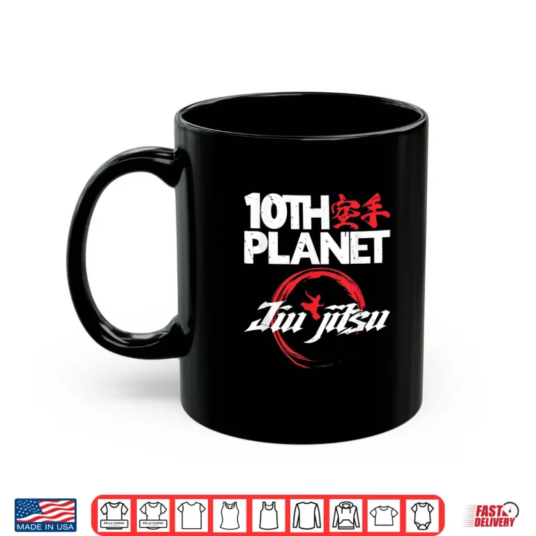 Mug Tenth Planets Jiu Jitsu Professional Athletic Graphic Shirt