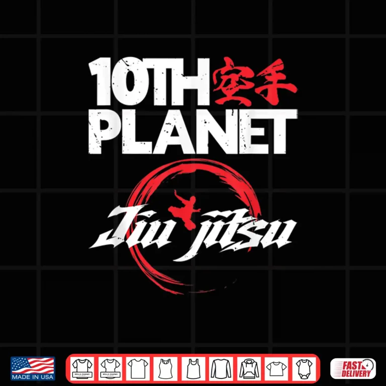 Design Tenth Planets Jiu Jitsu Professional Athletic Graphic Shirt