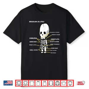 Anatomy Of Bjj Choke Submission Brazilian Jiu Jitsu Graphic Shirt