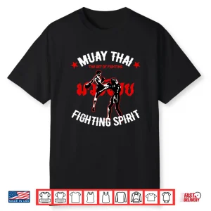 Art Of Fighting Kickboxing Muay Thai Retro Mma Gym Shirt