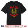 Gym Training Gift Tiger Muay Thai Kickboxing Mma Shirt