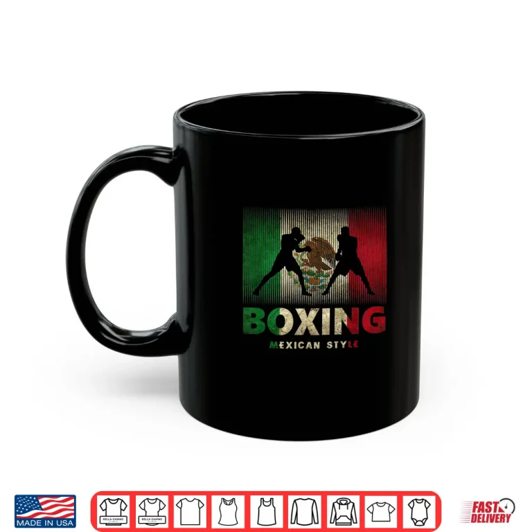 Mug Professional Athletic Boxing Mexican Graphic Retro Vintage Shirt