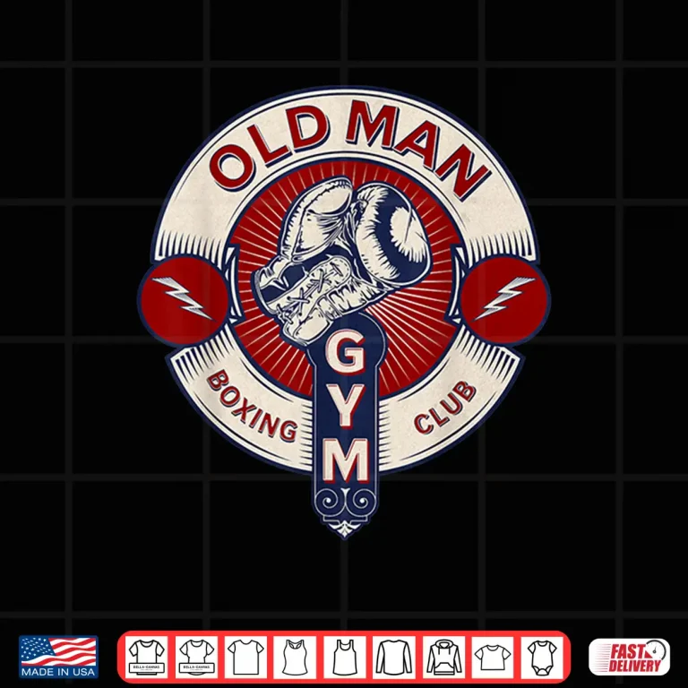 Design Old Person Club Apparel MMA Boxing Combat Sports Humor Shirt