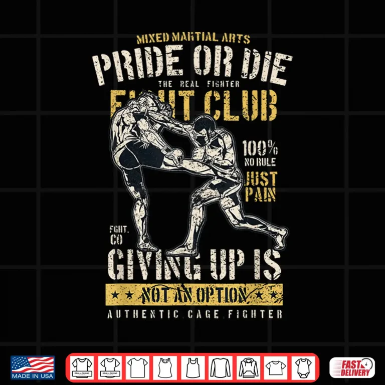 Design Professional Athletic MMA Mixed Martial Arts Retro Distressed Shirt
