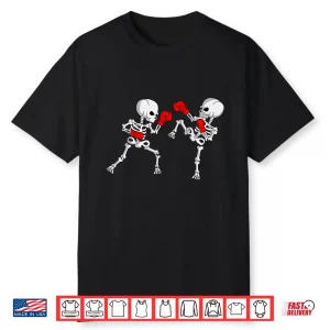 Skeleton Kickboxer Kickboxing Boxing Mma Professional Graphic Shirt