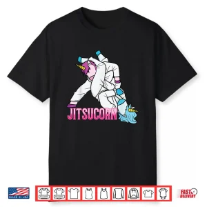 Unicorn Combat Bjj Mma Jitsucorn Professional Humor Funny Shirt