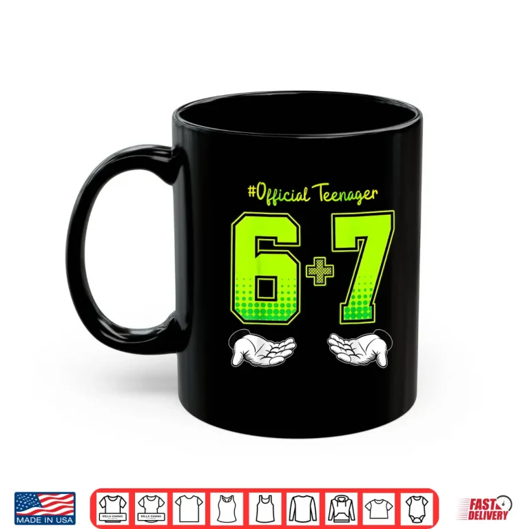 Mug 13th Birthday Shirt Funny Meme 6 7 Birthday 13 for Teen Boys Shirt