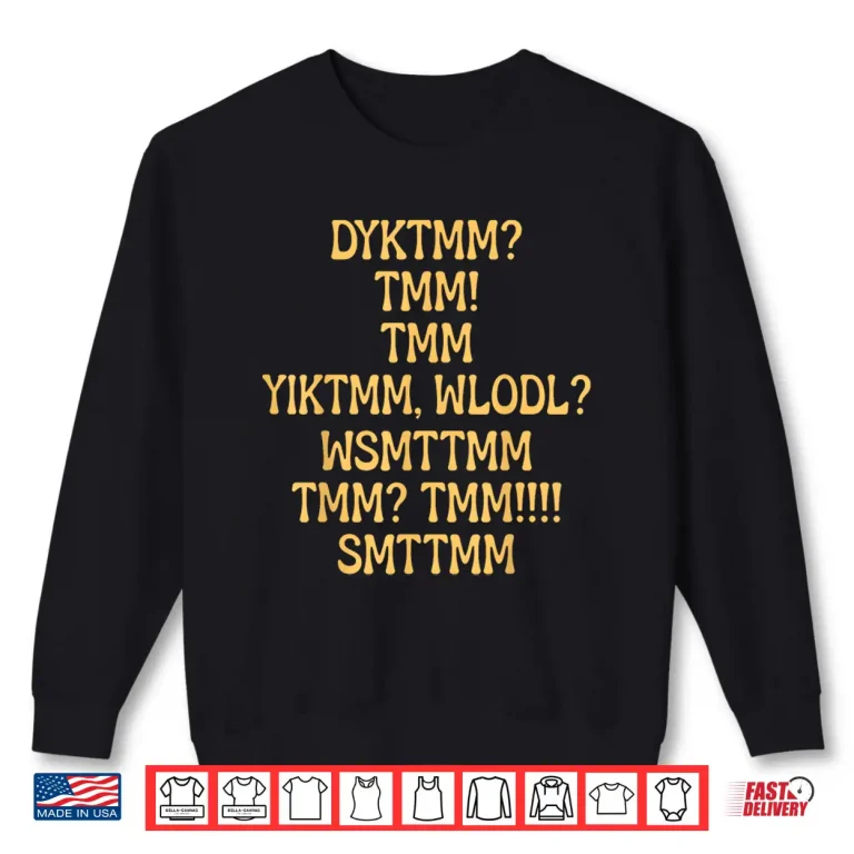Sweatshirt Do You Know The Muffin Man DYKTMM Funny Nostalgic Saying Shirt