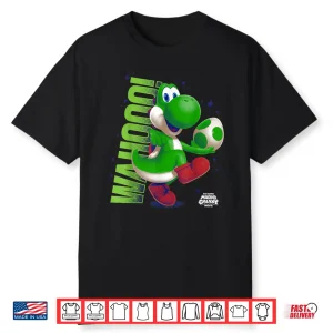 The Super Mario Galaxy Movie Action Yoshi Shirt
