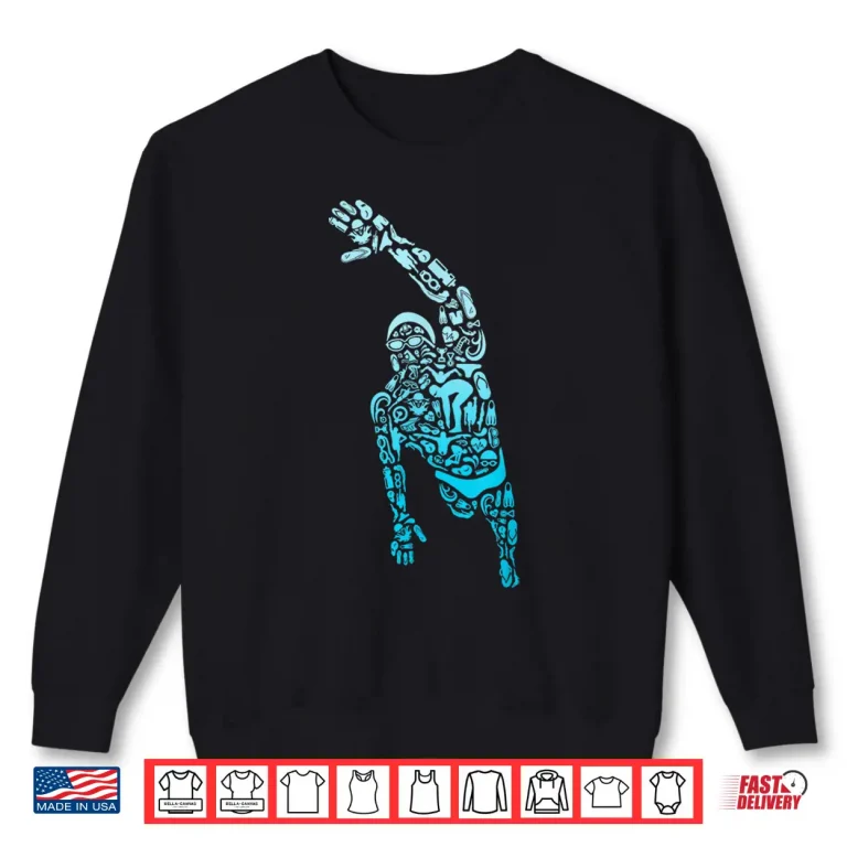 Sweatshirt Competitive Swimming Swim Sport Athlete Parent Identity Shirt