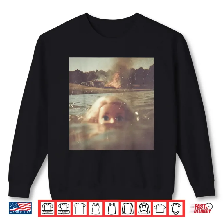 Sweatshirt Doll Face Meme Swimming Professional Humor Funny Shirt