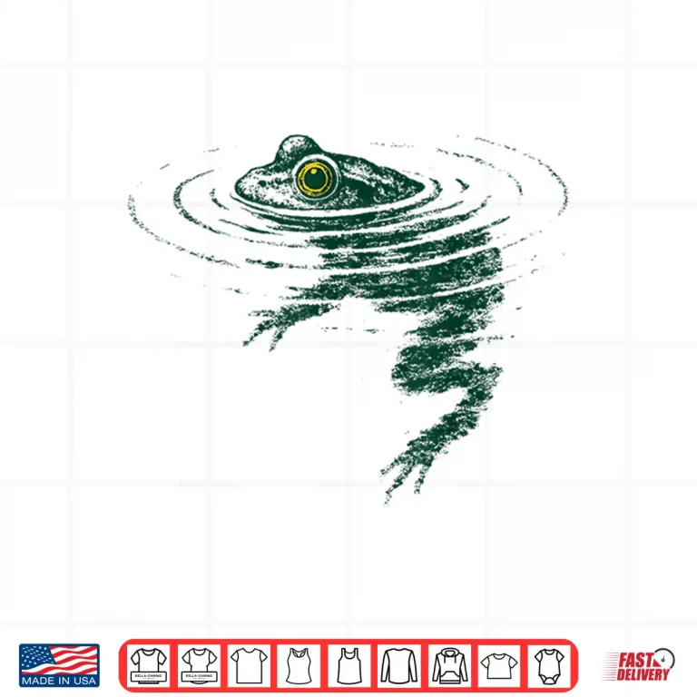 Design Frog Animal Graphic Swimming Professional Humor Funny Shirt