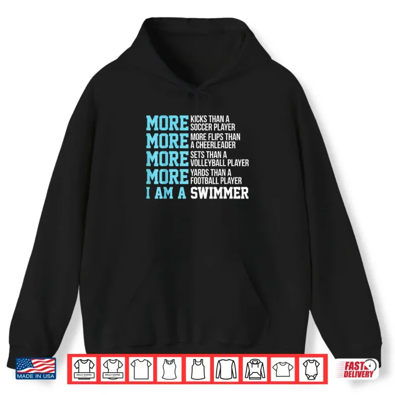 Hoodie I Am A Swimmer Swim Professional Identity Statement Shirt