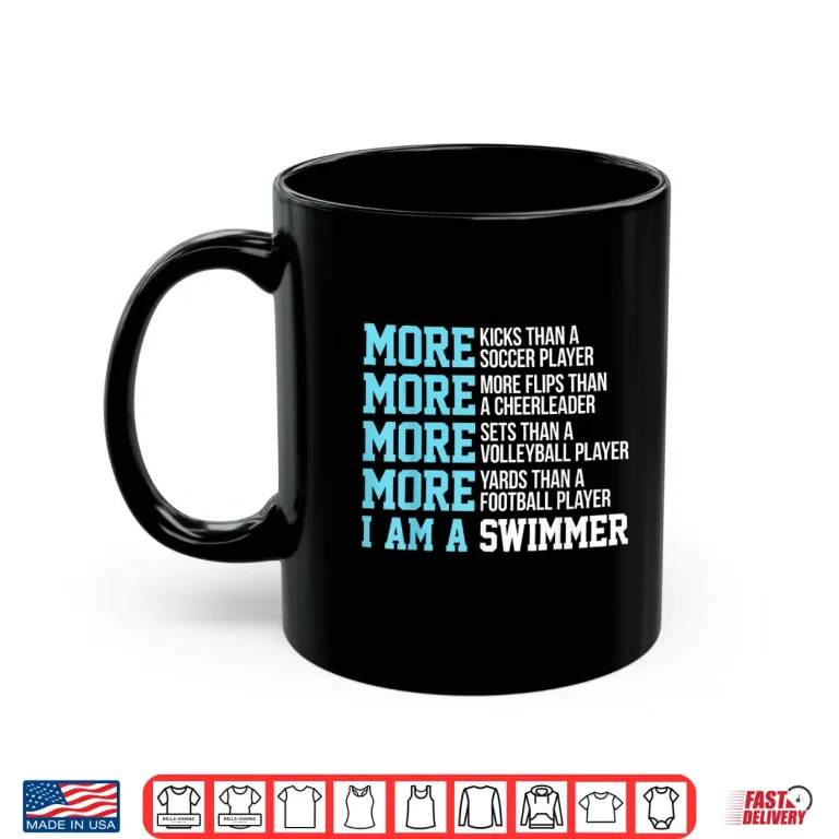 Mug I Am A Swimmer Swim Professional Identity Statement Shirt