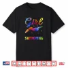 Just A Person Who Loves Swimming Swimmer Professional Graphic Shirt