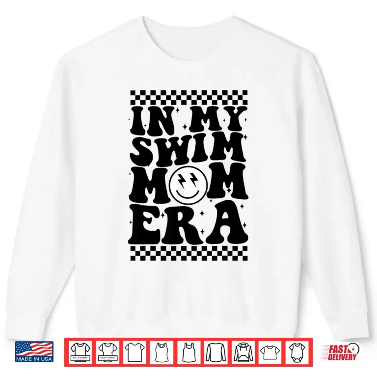 Sweatshirt In My Era Groovy Swim Mom Parent Identity Retro Shirt