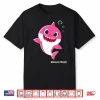 Mommy Shark Happy Swimming Swimming Professional Graphic Shirt