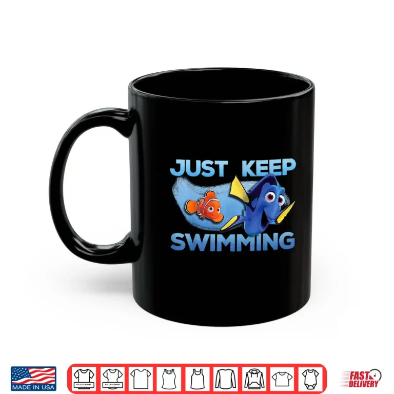 Mug Just Swimming With Nemo Disney Pixar Finding Dory Movie Graphic Shirt
