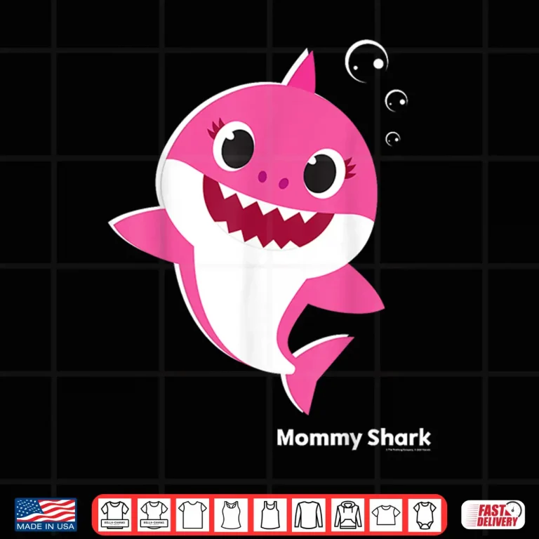 Design Mommy Shark Happy Swimming Swimming Professional Graphic Shirt