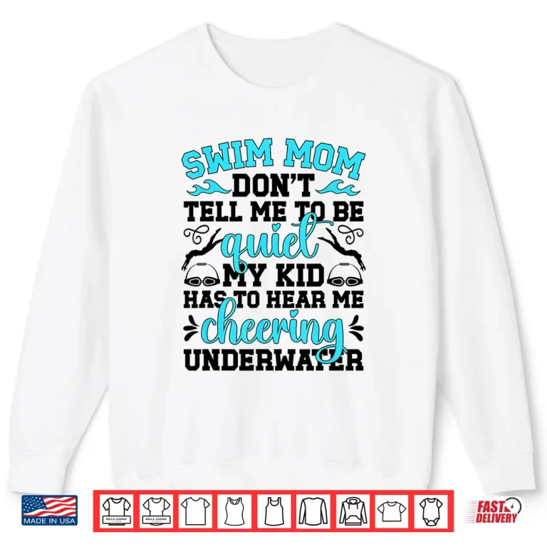 Sweatshirt Parent Identity Swim Mom Swimming Mama Mother Day Shirt