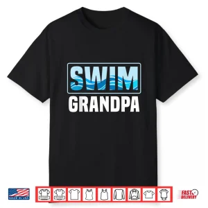 Parent Professional Swim Grandpa Grandfather Swimming Shirt
