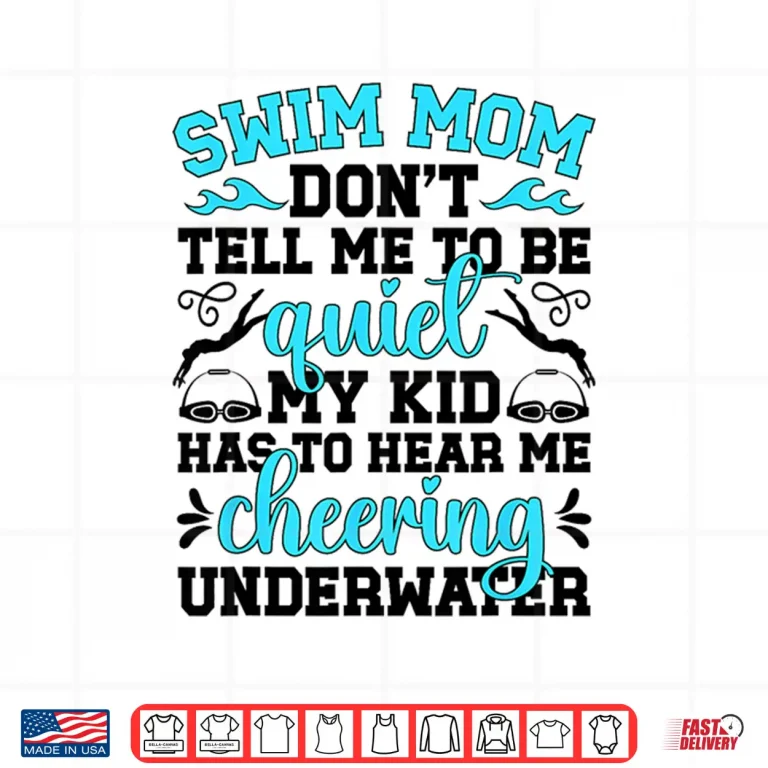 Design Parent Identity Swim Mom Swimming Mama Mother Day Shirt