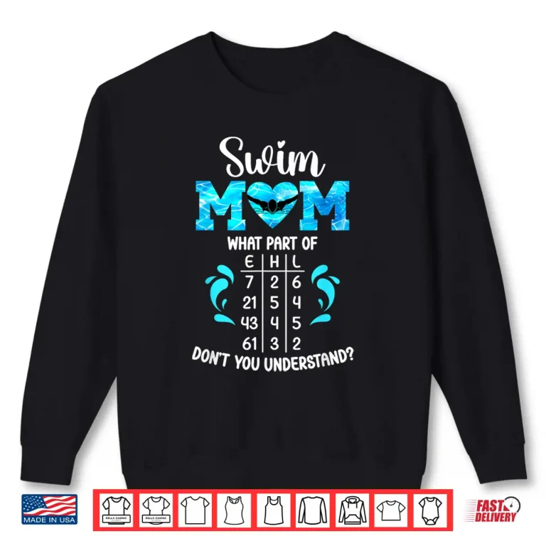 Sweatshirt Parent Identity Swim Mom Swimming Mother Day Shirt