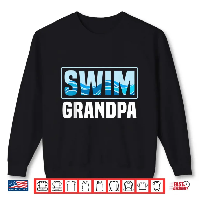 Sweatshirt Parent Professional Swim Grandpa Grandfather Swimming Shirt