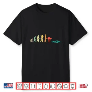 Professional Evolution Swimming Swimmer Retro Vintage Shirt