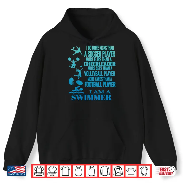 Hoodie Professional Practice Swimming Swimmer Identity Humor Shirt
