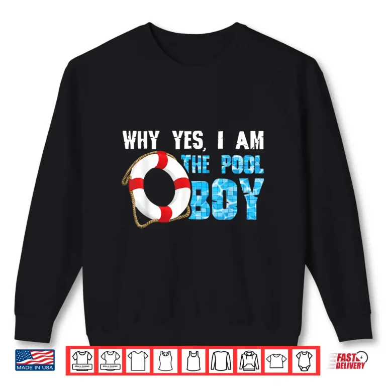 Sweatshirt Professional Cool Accessories Pool Boy Identity Humor Shirt