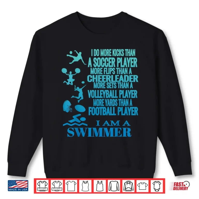 Sweatshirt Professional Practice Swimming Swimmer Identity Humor Shirt