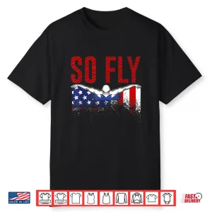 So Fly Usa Team Sports Swimming Athlete Us Aquatic Shirt
