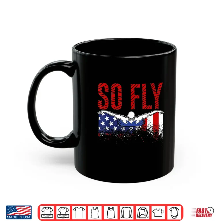Mug So Fly USA Team Sports Swimming Athlete US Aquatic Shirt