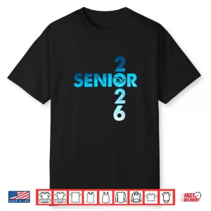 Class Of Twenty Twenty Six Swimming Senior Graduation Graphic Shirt