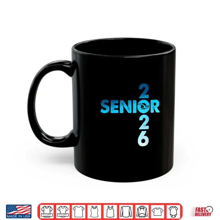 Mug Class Of Twenty Twenty Six Swimming Senior Graduation Graphic Shirt