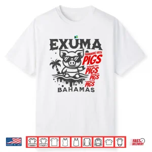 Exuma Cruise Swimming Pigs Bahamas Souvenir Travel Vacation Shirt