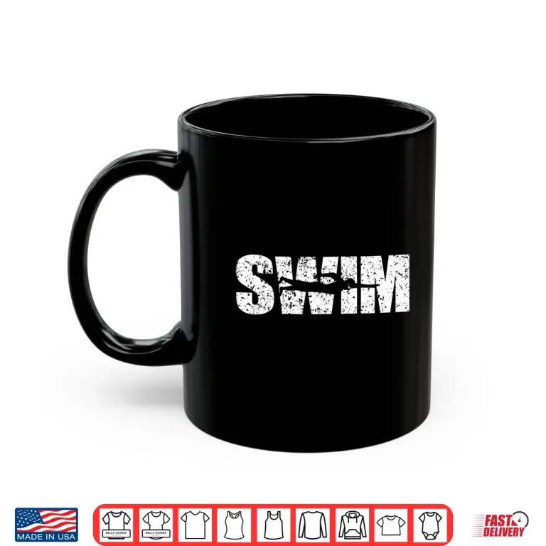 Mug Distressed Aesthetic Swimming Swimmer Professional Gift Shirt