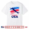 Flag Usa Pool Swimmer Swimming Support Team American Shirt