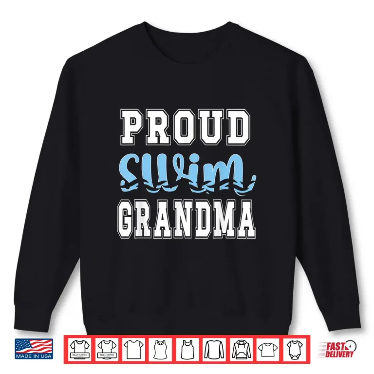 Sweatshirt Parent Identity Swim Grandma Grandmother Swimming Identity Shirt