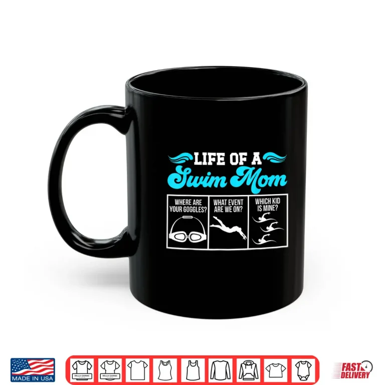 Mug Parent Identity Swim Mom Swimmer Mother Swimming Mama Shirt