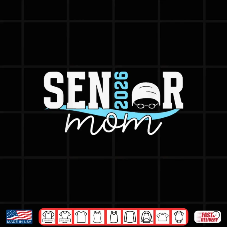 Design Parent Identity Twenty Twenty Six Swim Senior Mom Swimming Shirt
